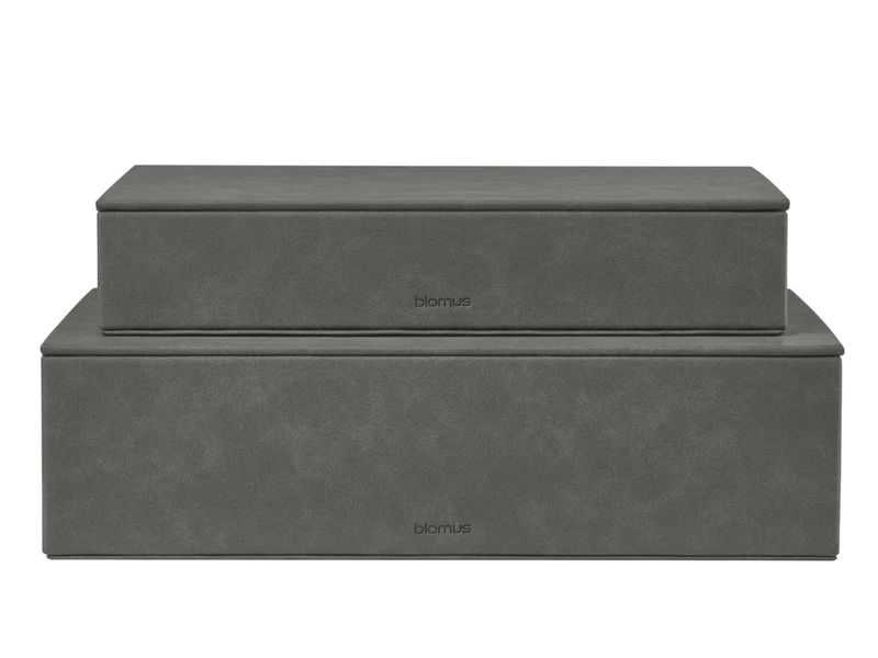 Blomus SAHLA Aufbewahrungsbox pewter 2tlg