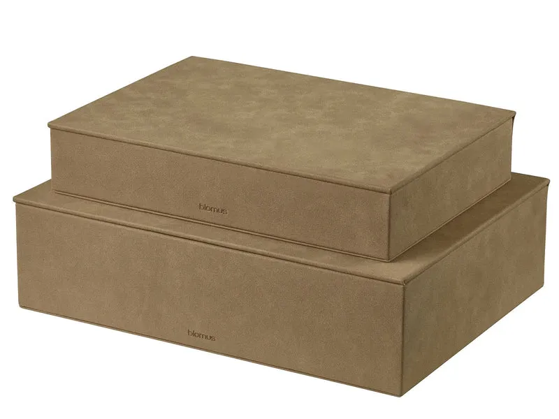 Blomus SAHLA Aufbewahrungsbox indian tan 2tlg