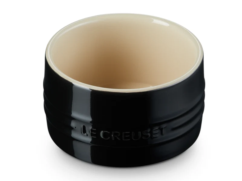 Le Creuset stapelbares Förmchen schwarz glänzend 8cm