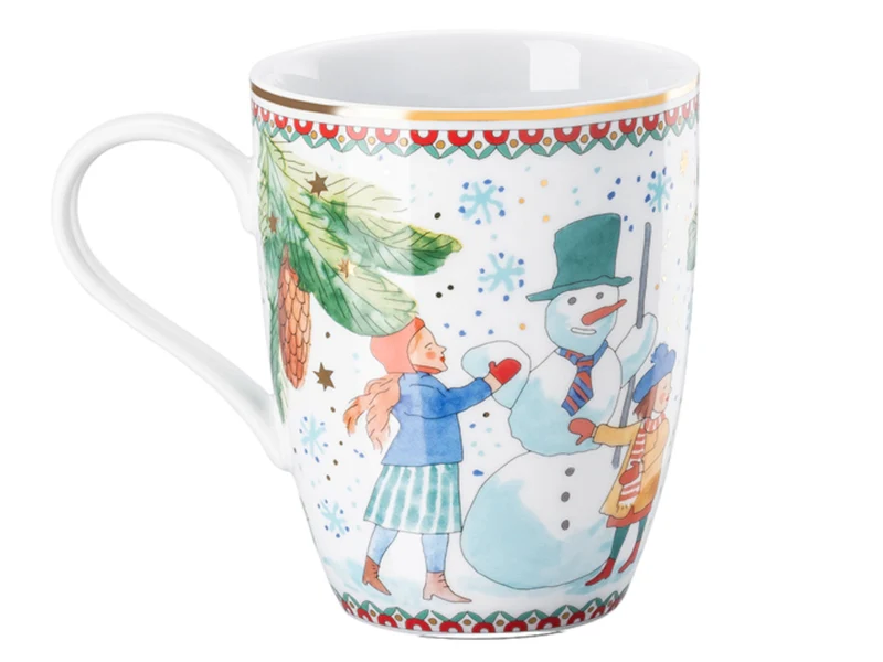 Hutschenreuther Sammelkollektion 2025 Weihnachtsspiele Becher mit Henkel 0,36l