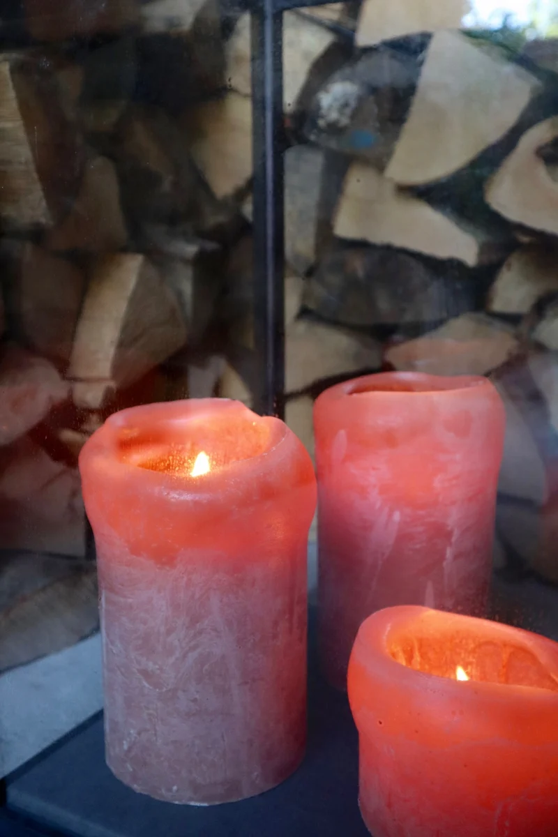 Dekocandle Mini Super Kerze old red Ø 10 x 20 cm (1 Stück)