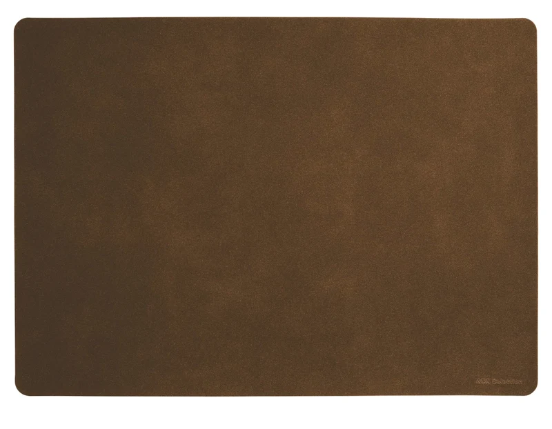 ASA Tischset soft leather dark sepia 46 x 33 cm