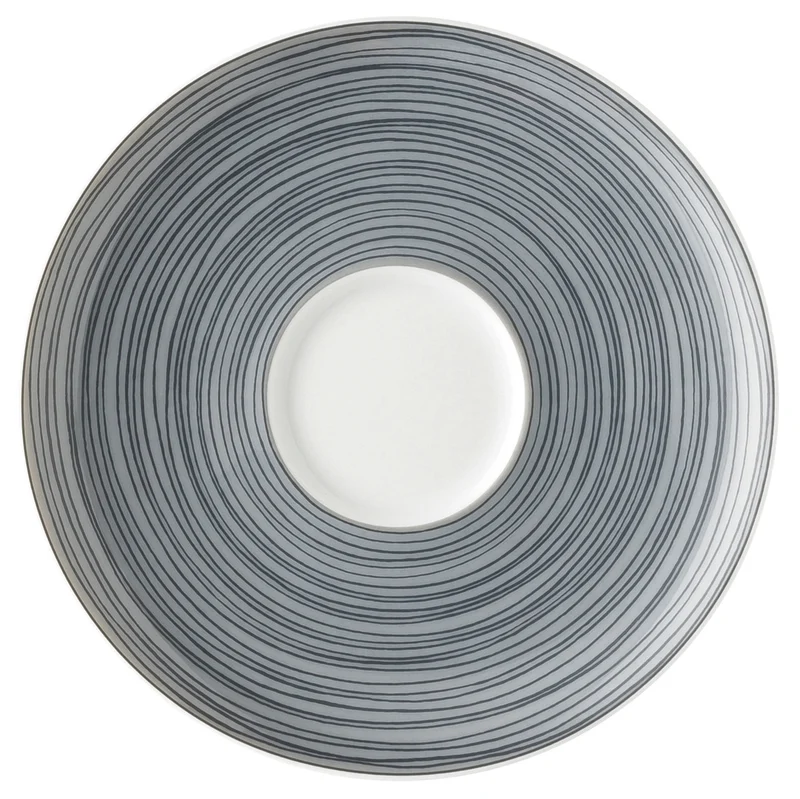 Rosenthal TAC Gropius Stripes 2.0 matt Espresso-Untertasse