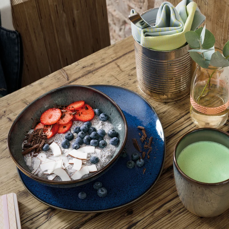 like. by Villeroy & Boch Lave bleu Tafelset 24tlg