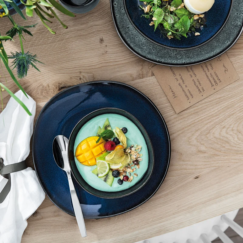 like. by Villeroy & Boch Lave bleu Tafelset 24tlg