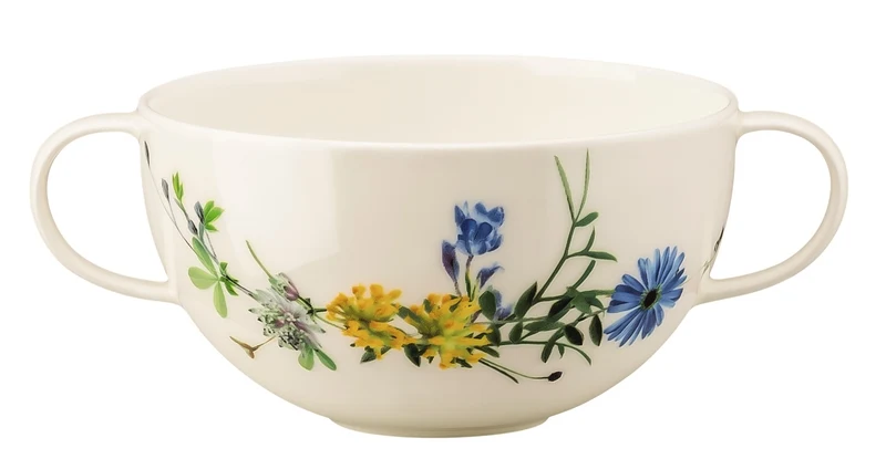 Rosenthal Brillance Fleurs des Alpes Suppen-Obertasse 0,37 l