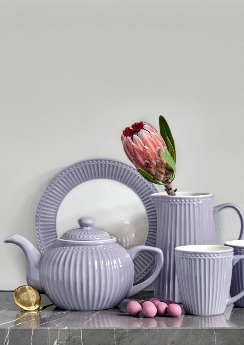 Greengate Alice Frühstücksteller lavender 23 cm