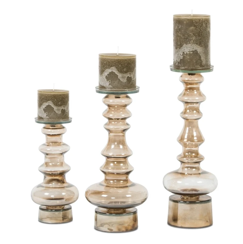 Dekocandle Kerzenhalter glas Ø 16 x 46 cm