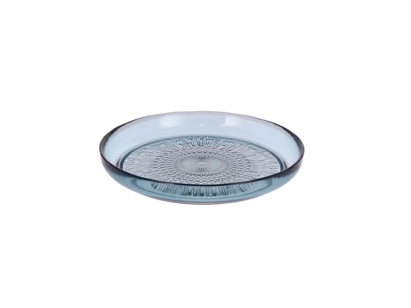 Bitz Kusintha Glasteller blau 18 cm