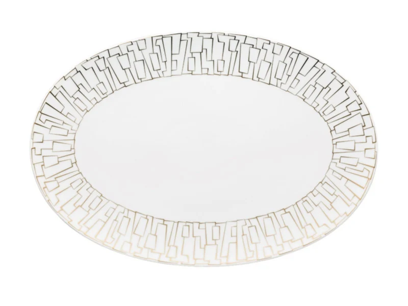 Rosenthal TAC Gropius Skin Gold Platte 38 cm
