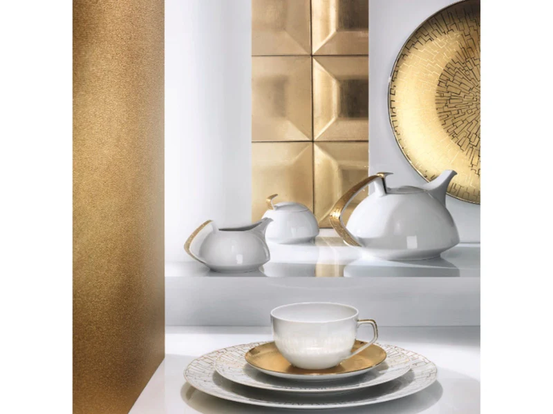 Rosenthal TAC Gropius Skin Gold Platte 38 cm