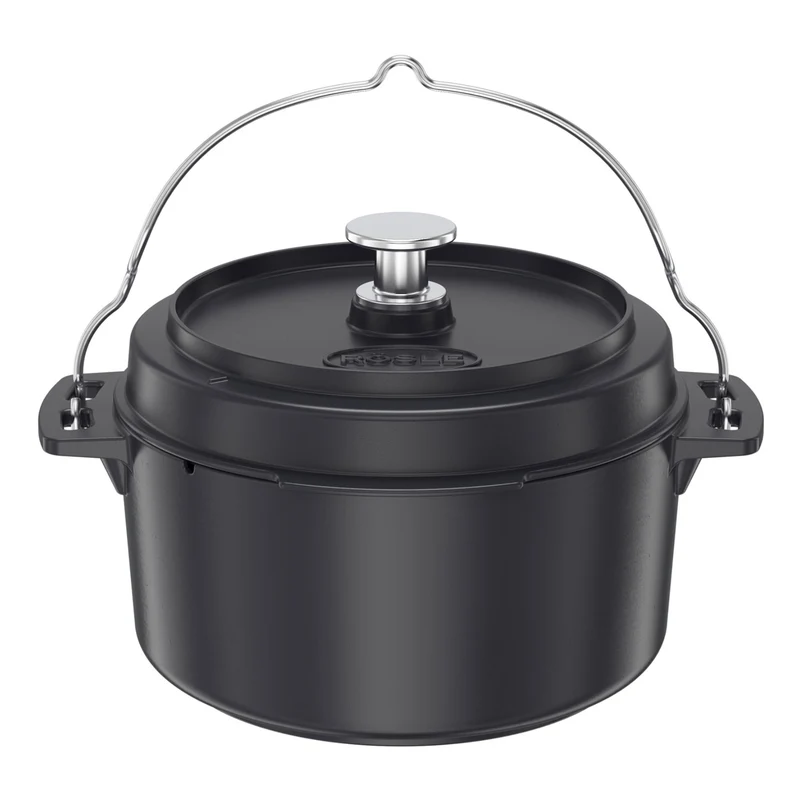 Rösle Dutchoven Ø 28cm matt schwarz emailliert