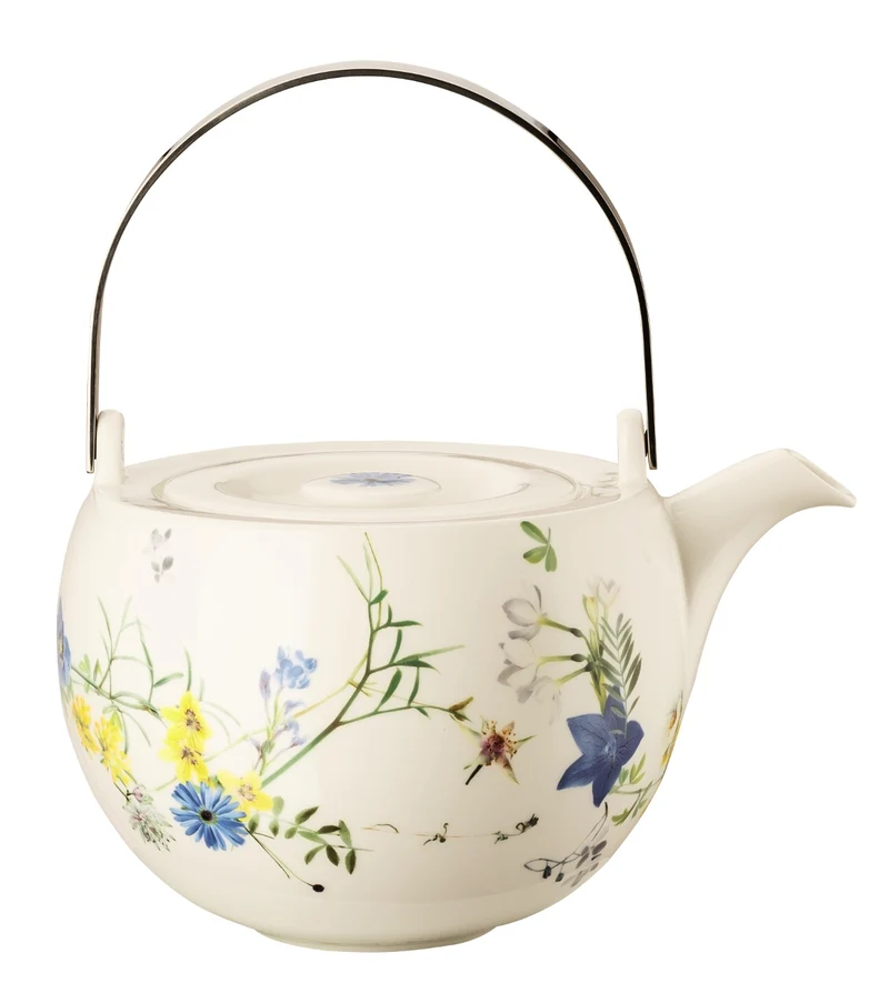 Rosenthal Brillance Fleurs des Alpes Teekanne 6 P. 3tlg