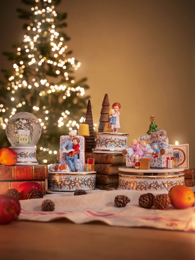 Hutschenreuther Sammelserie 2022 Spieluhr gross Weihnachtsabend