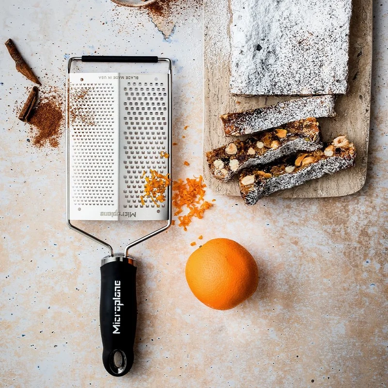 Microplane Doppelreibe, Schwarz, Gourmet Serie