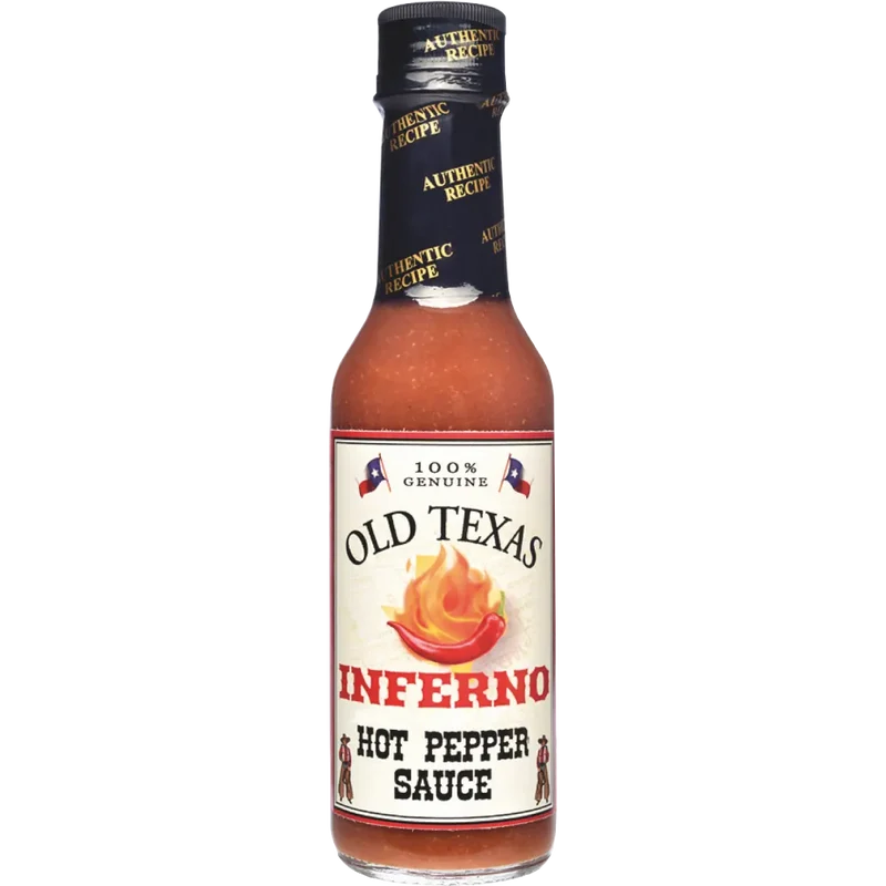 Old Texas Inferno Hot Pepper Sauce, 148ml