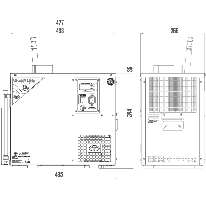 Lindr Kühlaggregat, AS-40 Glycol Green Line