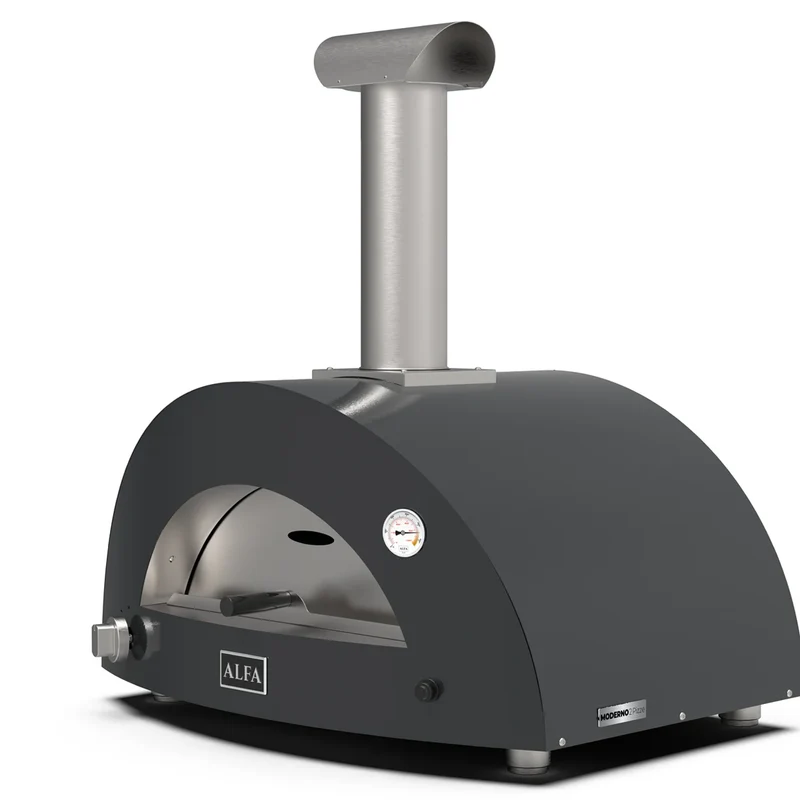 Alfa Forni Moderno 2 Pizze, Gas/Hybrid, Gelb