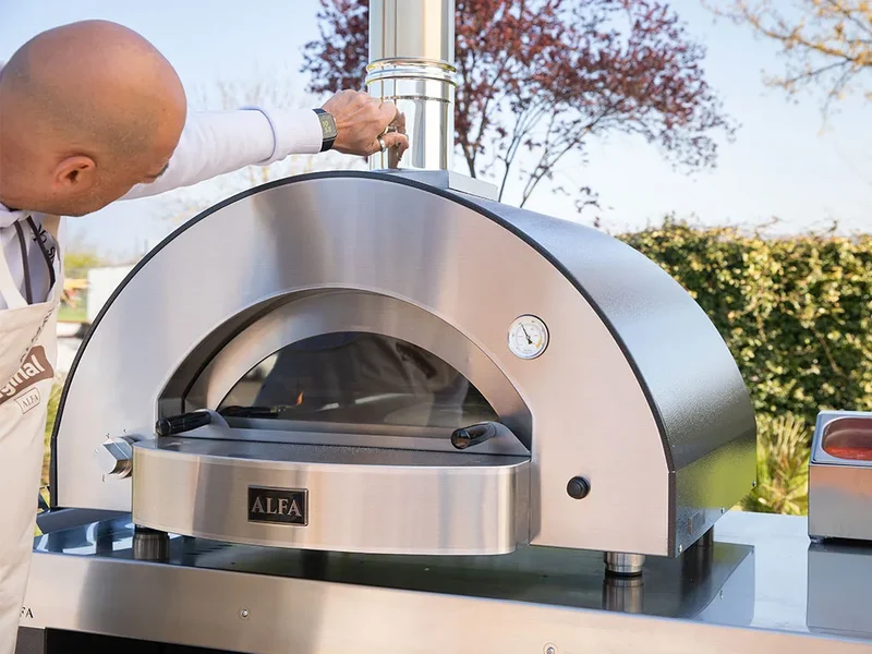 Alfa Forni Low & Slow Kit, 3Pizze Moderno