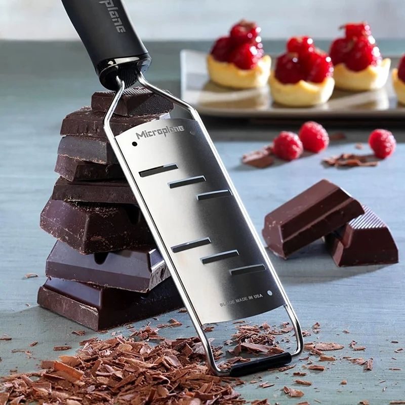 Microplane Große Raspel, Schwarz Gourmet Serie