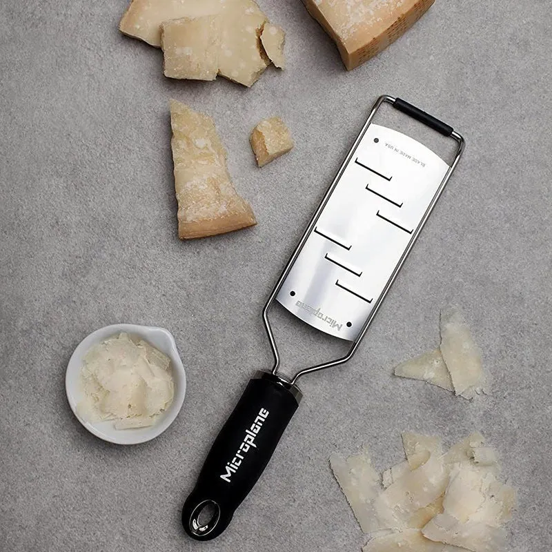 Microplane Große Raspel, Schwarz Gourmet Serie