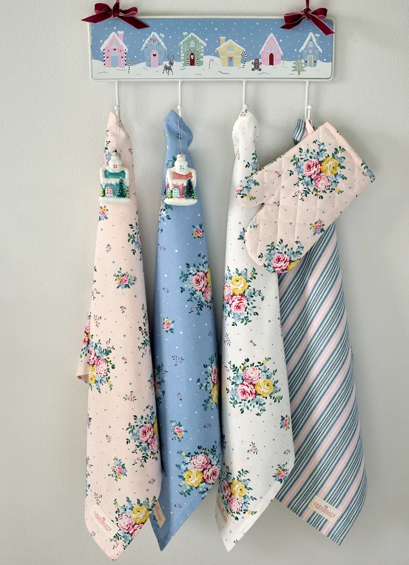 Greengate Leise Stoffserviette white 40 x 40 cm