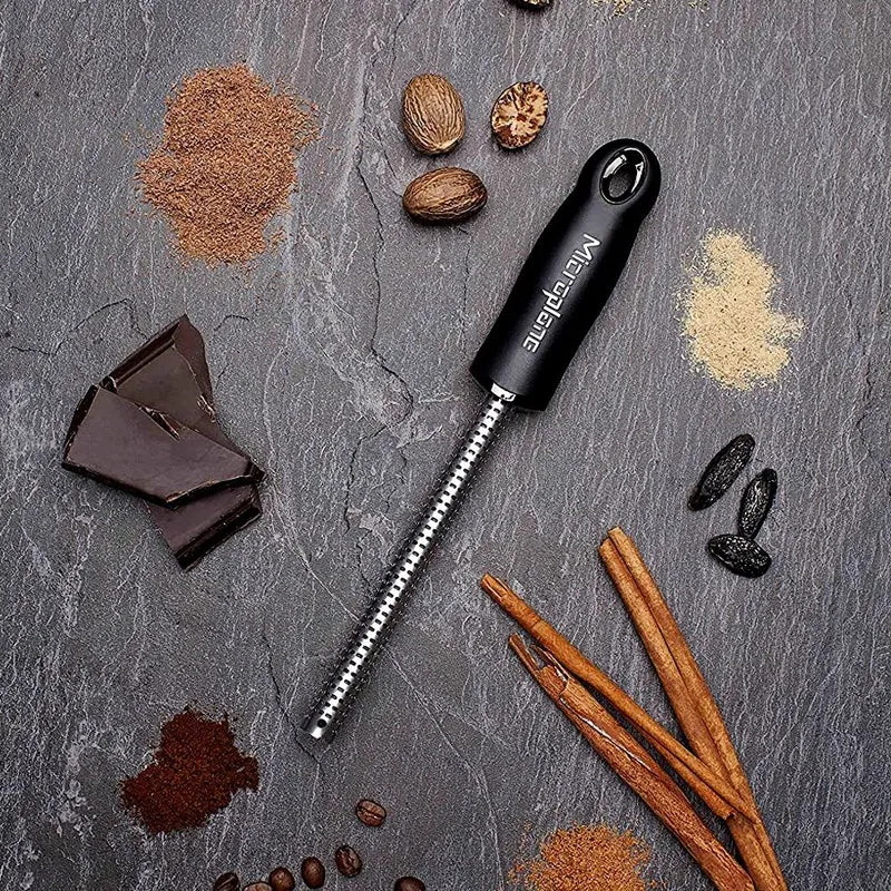 Microplane Premium Gewürzreibe, schwarz