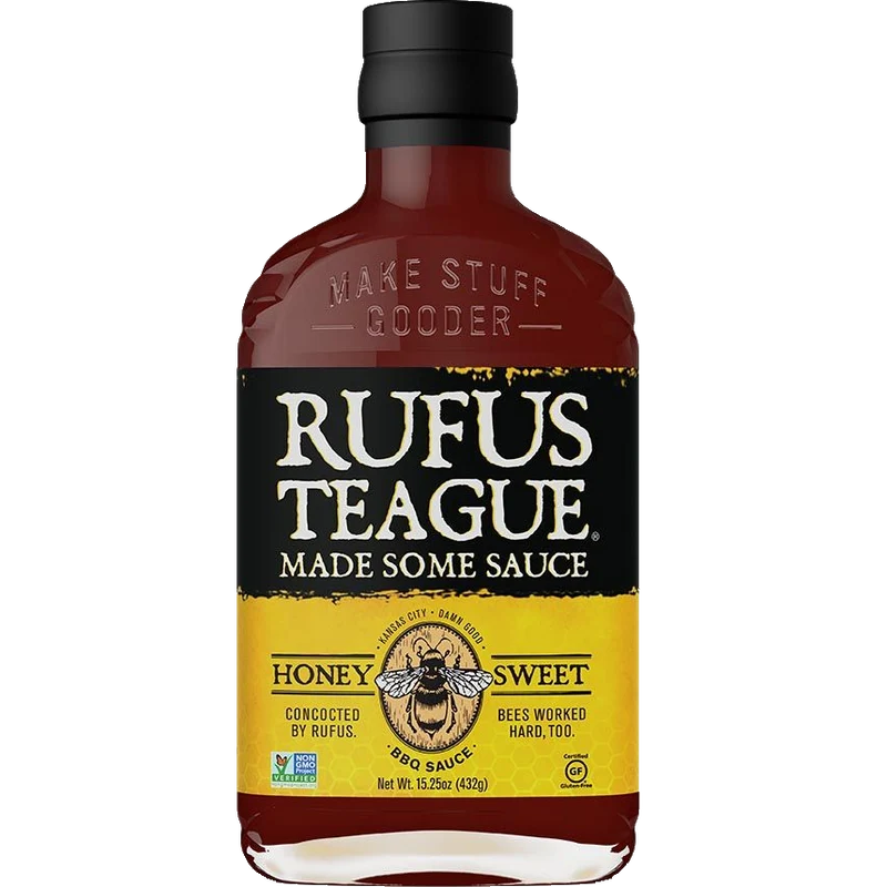 Rufus Teague Honey Sweet BBQ Sauce, 432g