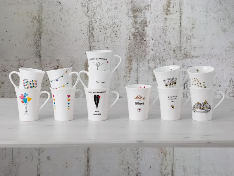 Hutschenreuther My Mug Worte - Kaffee Becher mit Henkel 0,4 l