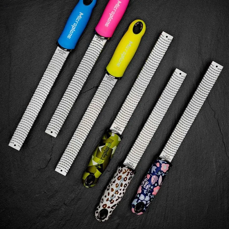 Microplane Premium Zester-Reibe, Limited Edition Neon Blue