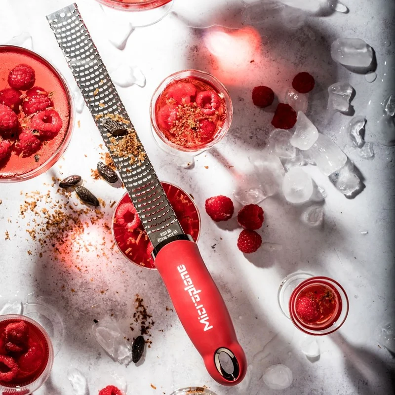 Microplane Premium Zester-Reibe, Granatapfelrot