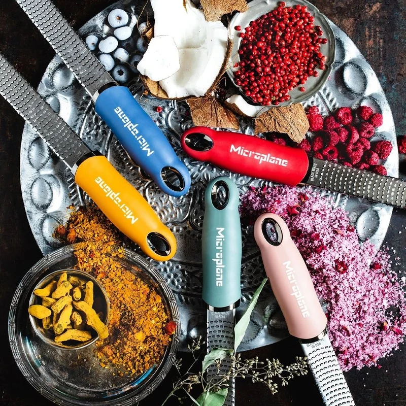 Microplane Premium Zester-Reibe, Granatapfelrot