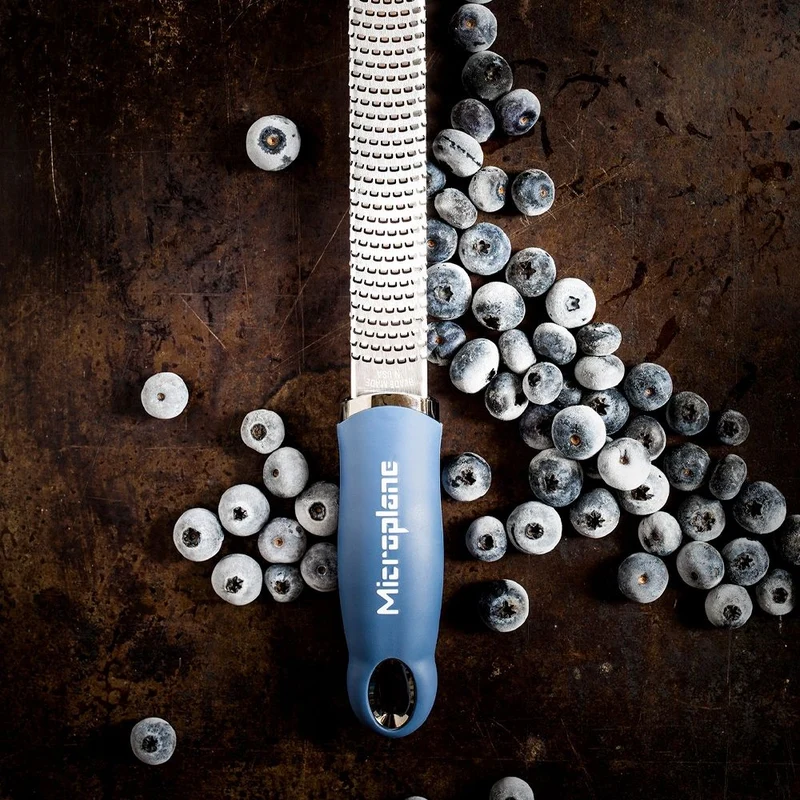 Microplane Premium Zester-Reibe, Denim Blue