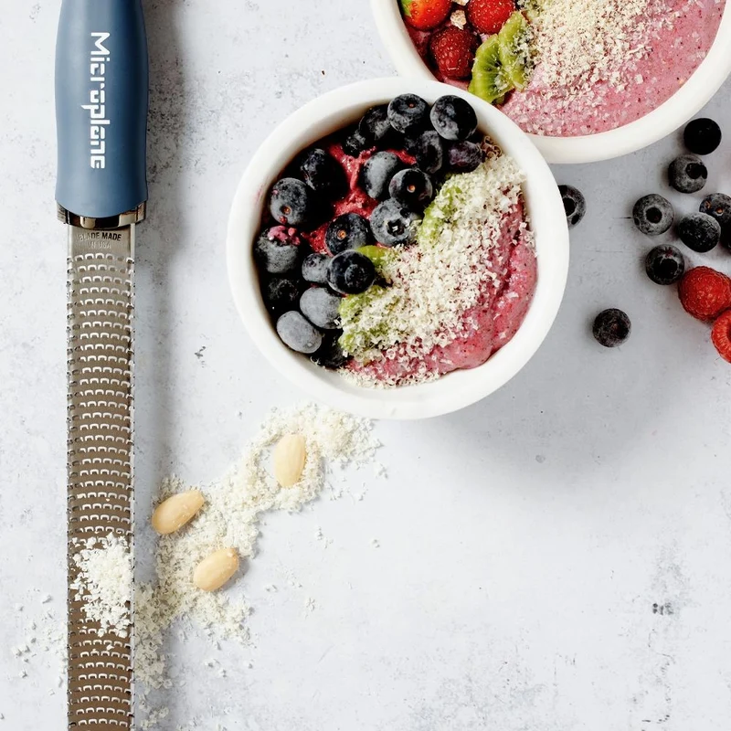 Microplane Premium Zester-Reibe, Denim Blue