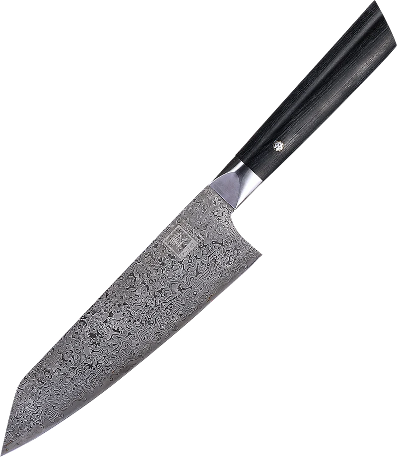 Zayiko Damast Kiritsuke Chefmesser "Black"-Serie