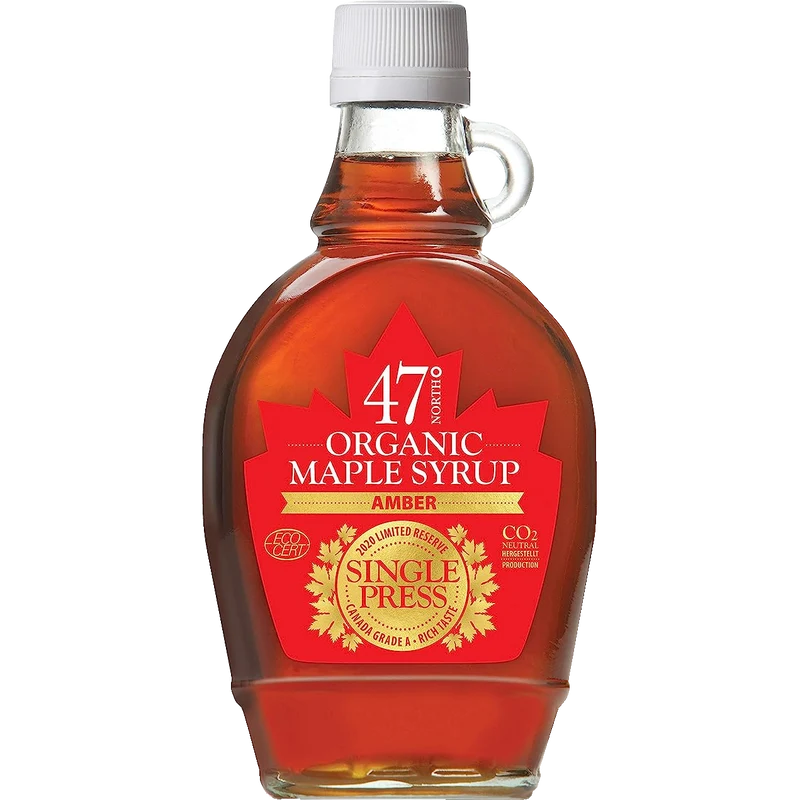 47° North Ahornsirup Single Press Amber, 250g