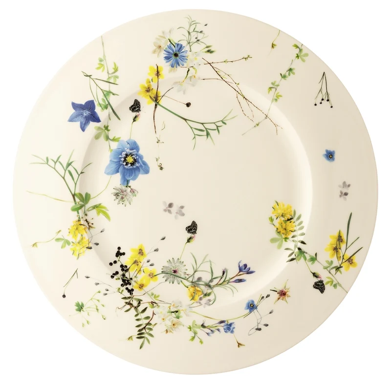 Rosenthal Brillance Fleurs des Alpes Platzteller/Fa 33 cm