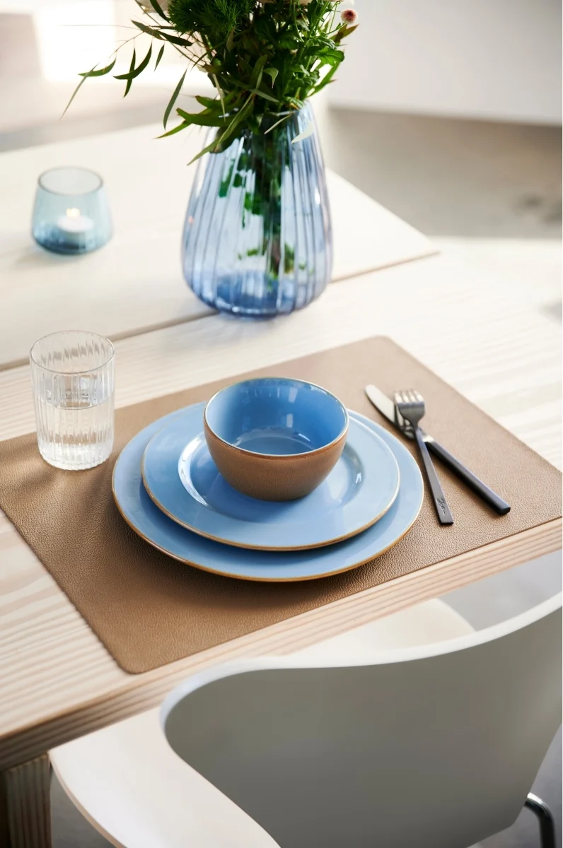 Bitz Schale Wood/Ocean 12 cm Set4