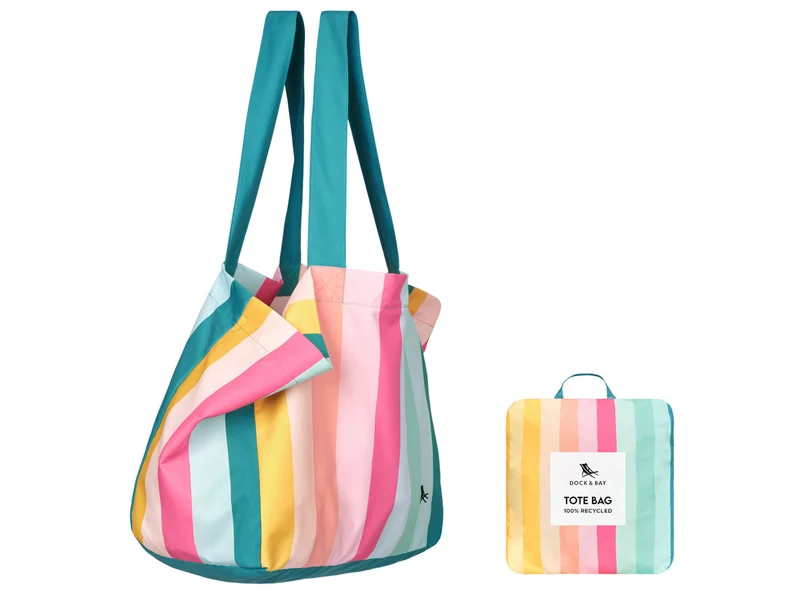 Dock & Bay Strandtasche faltbar Coastal Candy