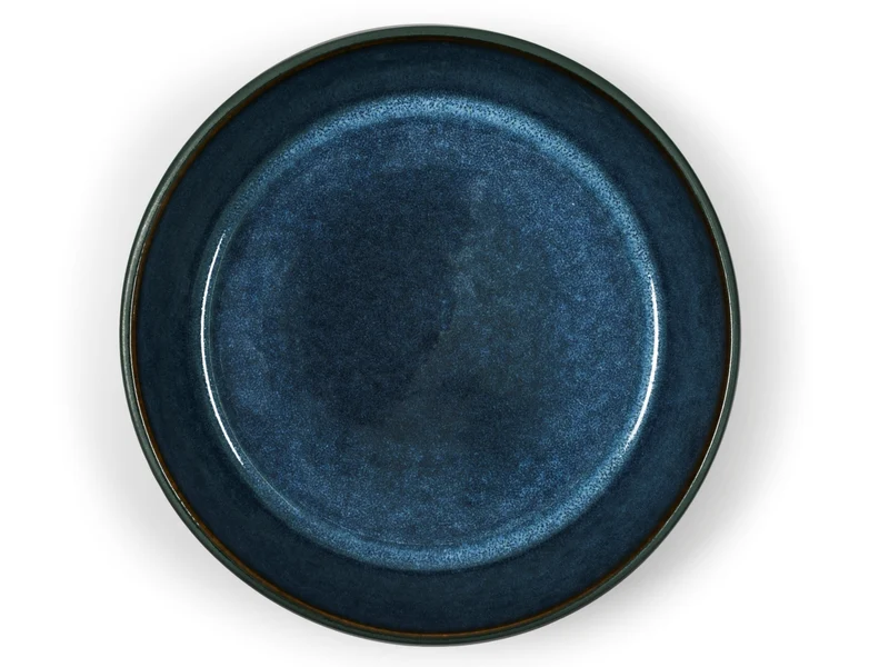 Bitz Bowl matt black / shiny dark blue 18 cm