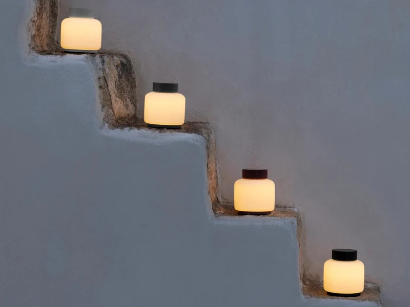 Blomus FAWN LED-Lampe seidengrau 13cm