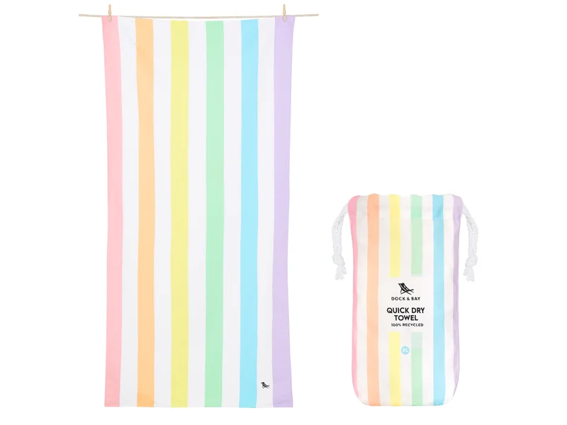 Dock & Bay Beach Towel XL Unicorn Waves 200x90cm