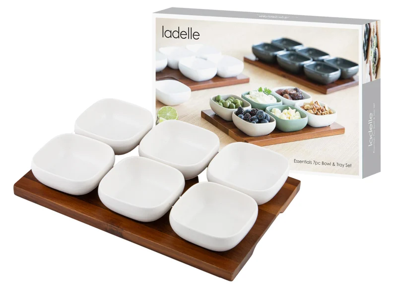 ladelle ESSENTIALS Schalenset weiß 7tlg