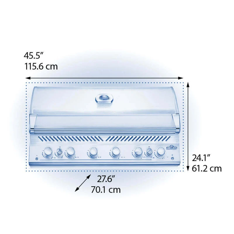 Napoleon 700er Serie 44", Built-In Gasgrill