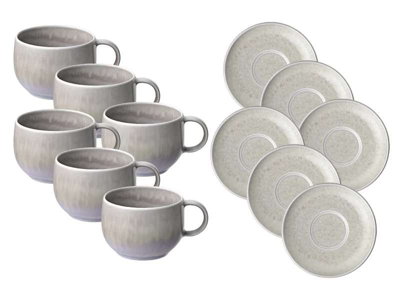 like. Villeroy & Boch Perlemor Sand Espressotasse mit Untertasse 0,06l Set6