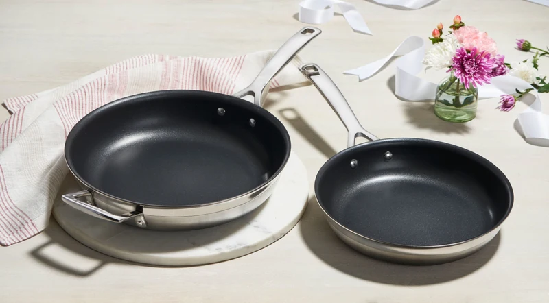 Le Creuset 3-Ply Pfannenset 24+28cm 2tlg
