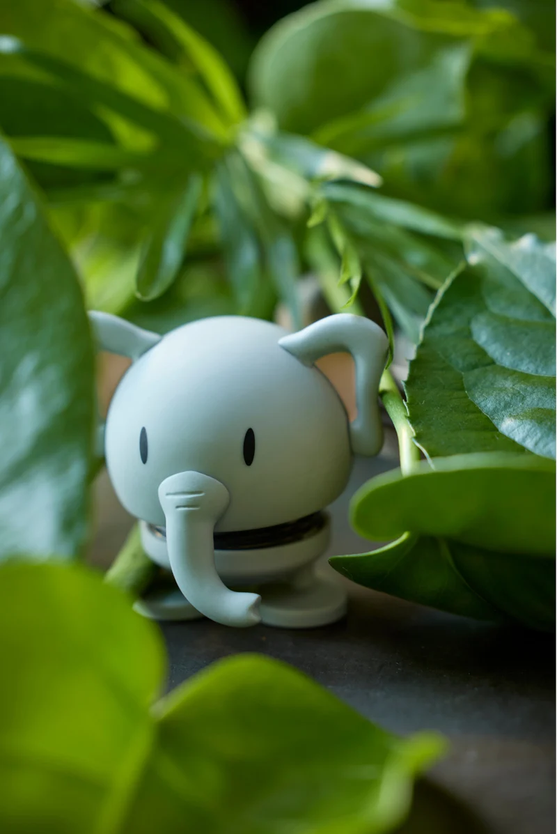 Hoptimist Soft Elephant S Grey 6cm