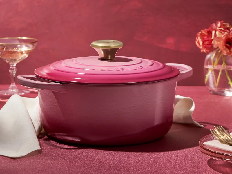 Le Creuset Mini-Cocotte rund rose quartz 10cm