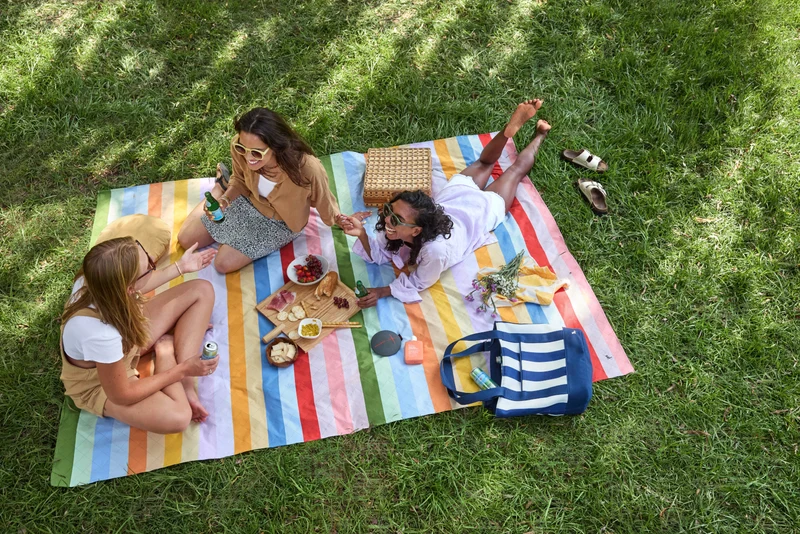 Dock & Bay Picnic Blanket XL Candy Stripes 240x170cm