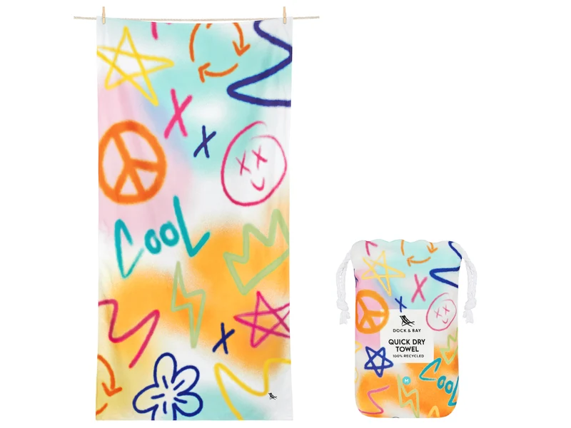 Dock & Bay Kids Beach Towel M Sand to Streets 130x70cm